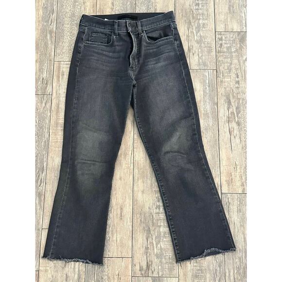 Joe's Jeans Denim - Joe's Jeans Women's Black The Callie High Rise Cropped Boot Jeans Size 27